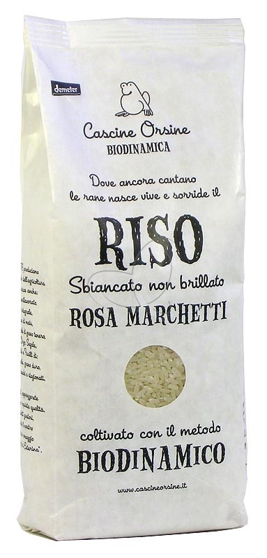 Risotto biodynamique blanc, certifié Demeter.  1Kg